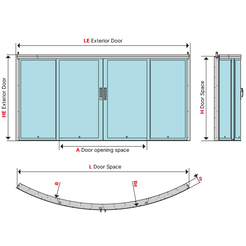 Four wings door 2T75